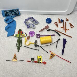 Vintage Action Figure Lot Of Weapons Accessories Parts MOTU TMNT Transformers